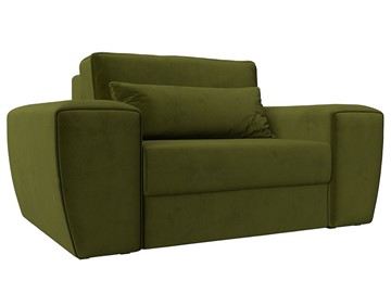 Кресло-кровать Лига-008, Зеленый (Микровельвет) НПБ в Магнитогорске