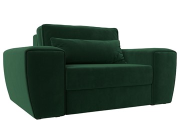 Кресло в гостиную Лига-008, Зеленый (велюр) НПБ в Челябинске