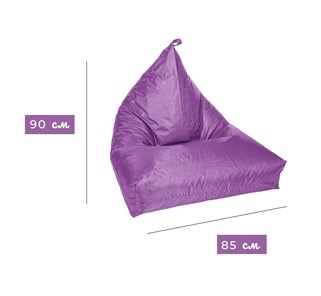 Кресло-мешок Пирамида, фиолетовый в Копейске - предосмотр 1