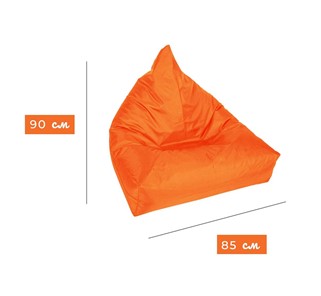 Кресло-мешок Пирамида, оранжевый в Челябинске - предосмотр 2