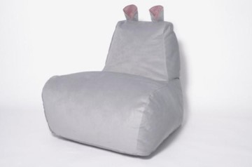 Кресло-мешок Бегемот серый в Челябинске