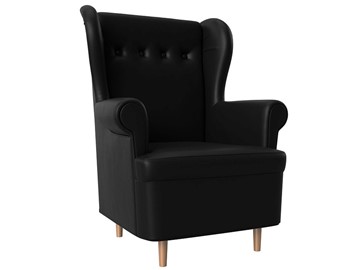 Кресло для отдыха Торин, черный (Экокожа) в Златоусте