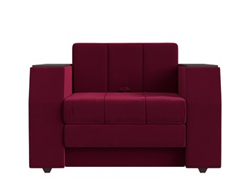 Раскладное кресло Атлантида, Бордовый (Микровельвет) в Миассе - предосмотр 6