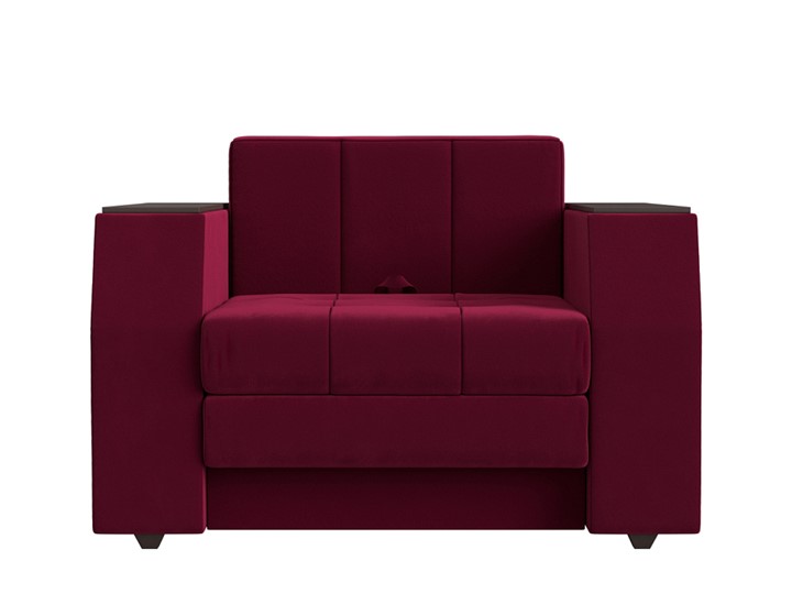 Раскладное кресло Атлантида, Бордовый (Микровельвет) в Миассе - изображение 6