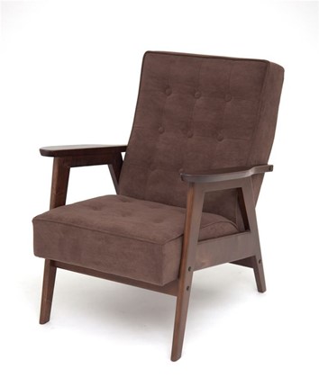 Кресло Ретро (темный тон / RS32 - коричневый) в Миассе - изображение