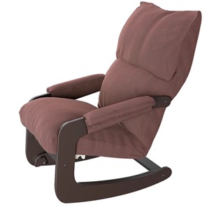 Кресло Трансформер Амадео ВСК №81 (каркас венге, сиденье коричнево-розовое) в Копейске