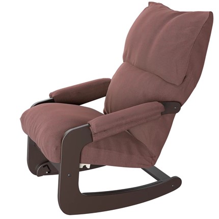 Кресло Трансформер Амадео ВСК №81 (каркас венге, сиденье коричнево-розовое) в Миассе - изображение