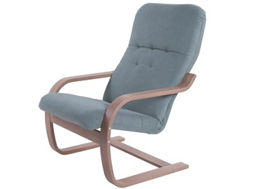 Кресло в гостиную Сайма (ткань минт, каркас шимо) в Миассе