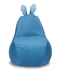 Кресло Зайка (короткие уши), синий в Копейске