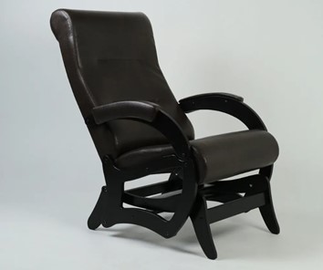 Кресло-качалка Амелия, экокожа венге 35-К-В в Магнитогорске