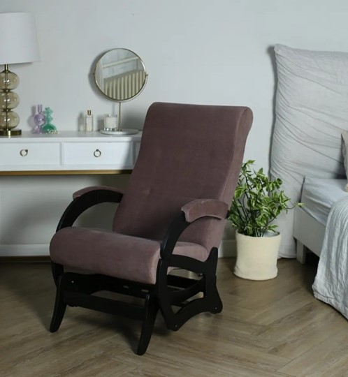 Маятниковое кресло Амелия, ткань кофе с молоком 35-Т-КМ в Миассе - изображение 5