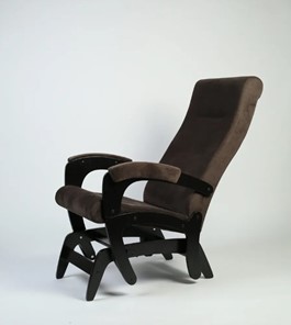 Кресло-качалка Версаль, ткань шоколад 36-Т-Ш в Челябинске