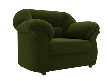 Мягкое кресло Карнелла, Зеленый (микровельвет) в Магнитогорске