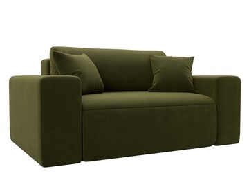 Кресло в гостиную Лига-036, Зеленый (Микровельвет) в Миассе