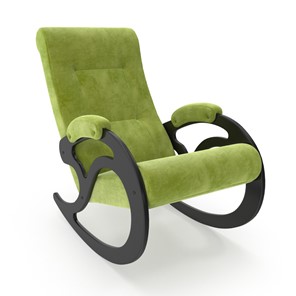 Кресло-качалка Модель 5, Verona 38 Apple Green-велюр в Челябинске
