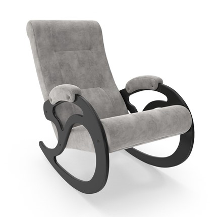 Кресло-качалка Модель 5, Verona 06 Light Grey-велюр в Челябинске - изображение
