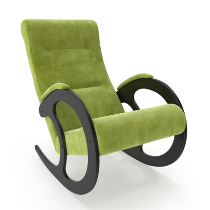 Кресло-качалка Модель 3, Verona 38 Apple Green-велюр в Челябинске - изображение
