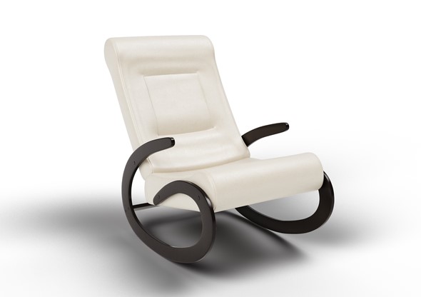 Кресло-качалка Мальта, экокожа favorit 1 крем 10-К-КР в Миассе - изображение