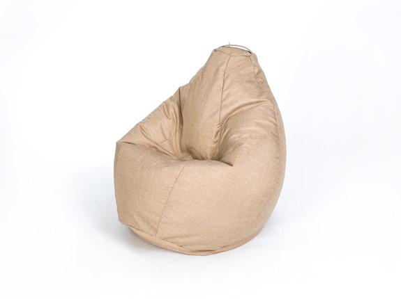 Кресло-мешок Хоум среднее, песочное в Миассе - изображение