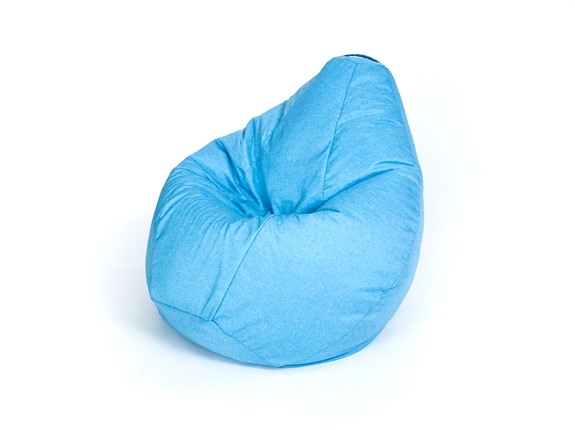 Кресло-мешок Хоум малое, голубое в Магнитогорске - изображение