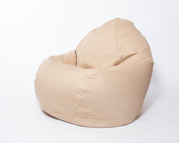 Кресло-мешок Макси, рогожка, 150х100, песочное в Миассе