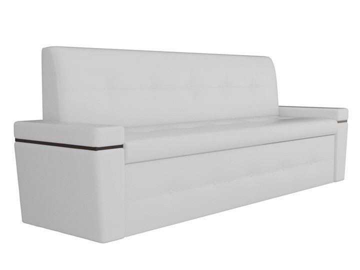 Раскладной кухонный диван Деметра, Белый (экокожа) в Миассе - изображение 2