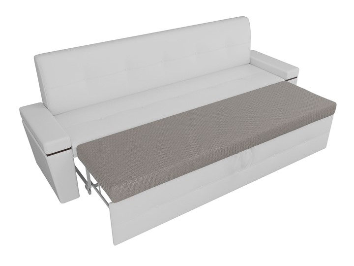 Раскладной кухонный диван Деметра, Белый (экокожа) в Миассе - изображение 4