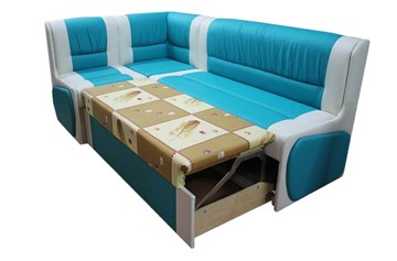 Угловой кухонный диван Квадро 4 со спальным местом в Магнитогорске - предосмотр 2
