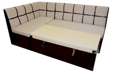 Кухонный угловой диван Квадро 5 со спальным местом в Миассе - предосмотр 1