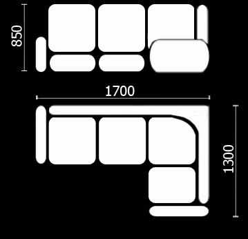 Кухонный угловой диван Нео КМ-01 (168х128 см.) в Магнитогорске - изображение 3