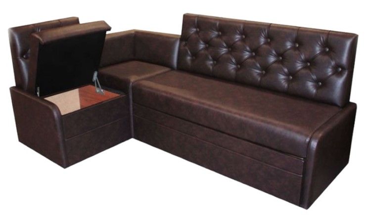 Кухонный угловой диван Квадро 7 со спальным местом в Миассе - изображение 3