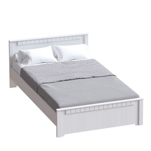 Кровать с основанием Прованс,1600 Бодега белая/Платина премиум в Копейске