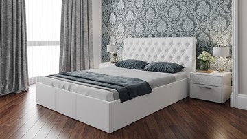 Кровать в спальню Скарлет (Белая) в Миассе - предосмотр