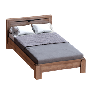 Кровать с подъемным механизмом Соренто 1400, Дуб стирлинг в Миассе - предосмотр