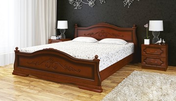 Спальная кровать Карина-1 (Орех) 90х200 в Магнитогорске