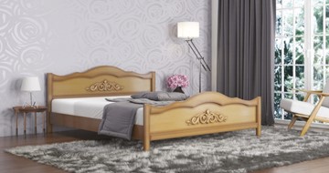 Спальная кровать СВ-Стиль Виктория 160*195 с основанием в Челябинске