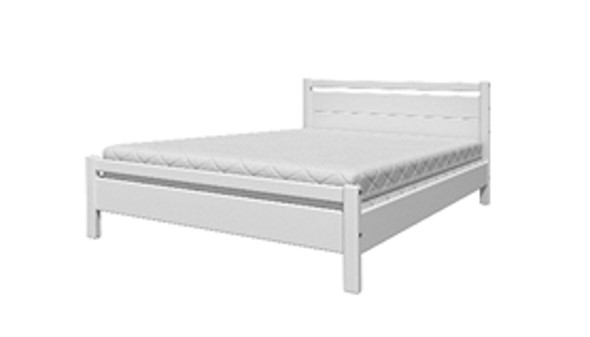 Кровать Вероника-1 (Белый Античный) 120х200 в Миассе - изображение