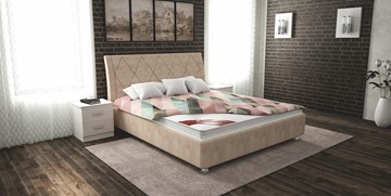 Двуспальная кровать Верона 180х200 (с основанием) в Миассе