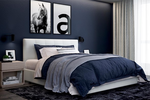 Двуспальная кровать Капри 180х200 (с основанием) в Миассе - изображение