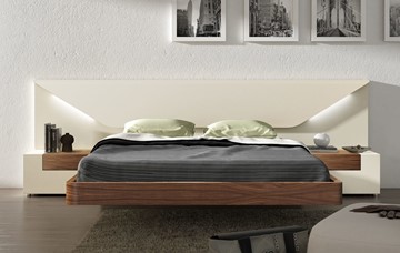 Кровать в спальню Elena с подсветкой (180x200) в Челябинске - предосмотр 2