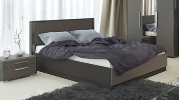 Кровать с механизмом Наоми 1600, цвет Фон серый, Джут СМ-208.01.02 в Миассе