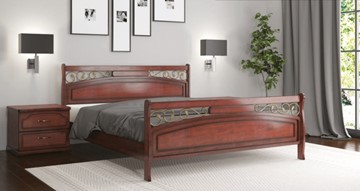 Спальная кровать СВ-Стиль Цезарь 160*195 с основанием в Миассе