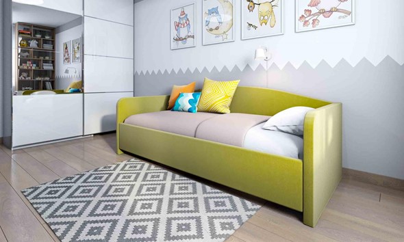 Спальная кровать Uno 80х200 с основанием в Челябинске - изображение