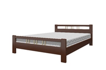 Кровать спальная Вероника-3 (Орех) 160х200 в Миассе