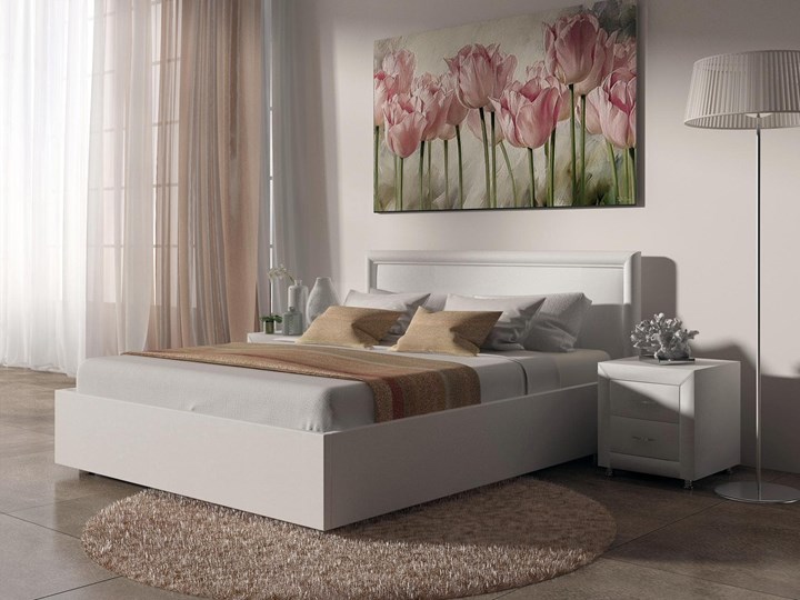 Спальная кровать Bergamo 180х200 с основанием в Челябинске - изображение 1