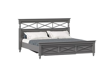 Кровать 1800 Амели с кроватным основанием (Оникс Серый) ЛД 642.820 в Челябинске