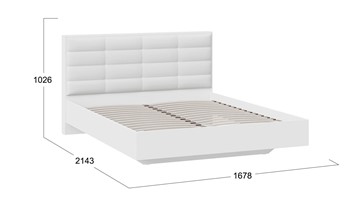 Кровать в спальню Агата тип 1 (Белый) в Златоусте - предосмотр 2