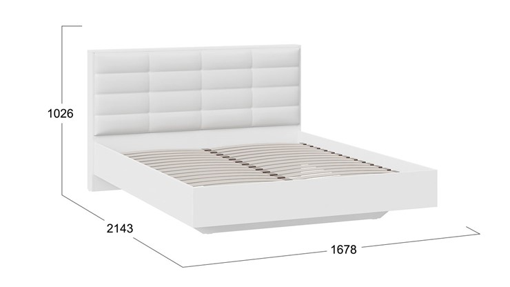 Кровать в спальню Агата тип 1 (Белый) в Челябинске - изображение 2