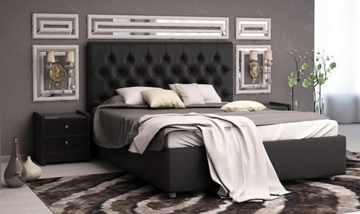 Спальная кровать Beatrice с ортопедической решеткой 160х190 в Миассе - изображение 2