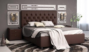 Спальная кровать Beatrice с ортопедической решеткой 160х190 в Миассе - предосмотр 4